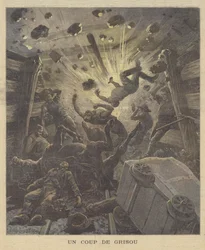 Gasexplosie in een kolenmijn